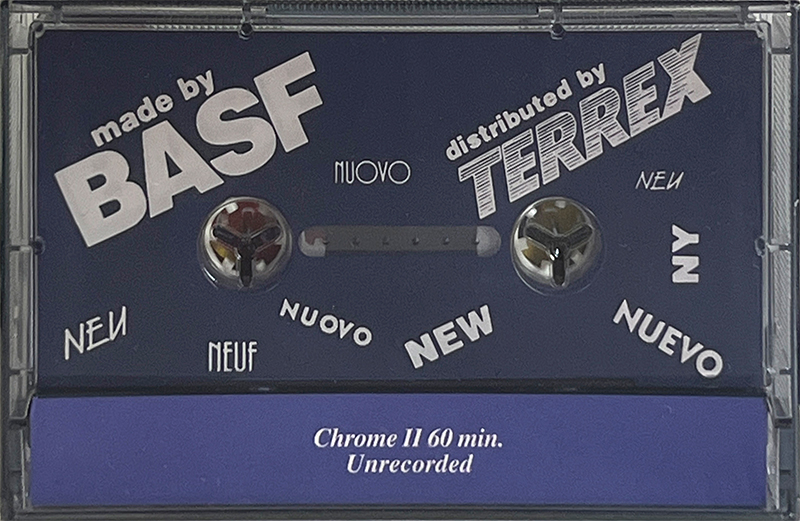 Compact Cassette BASF 60 "Terrex" Type II Chrome 1995 Germany