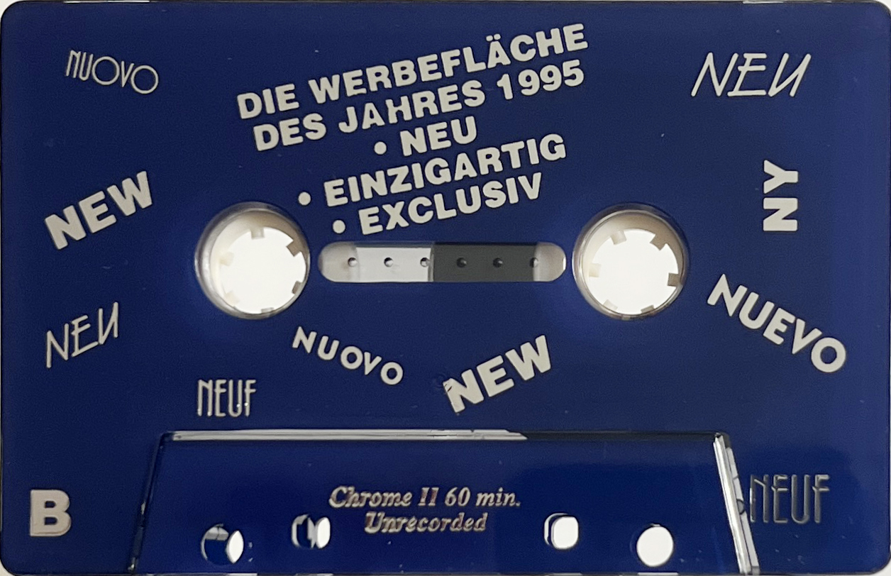 Compact Cassette BASF 60 "Terrex" Type II Chrome 1995 Germany