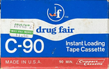 Compact Cassette Drug Fair 90 Type I Normal 1972 USA
