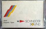 Compact Cassette Schneider 60 "SOUND" Type I Normal 1989 Germany