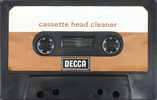 Compact Cassette DECCA Cleaning Cassette UK