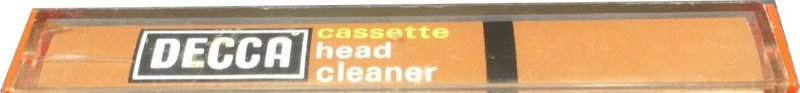 Compact Cassette DECCA Cleaning Cassette UK