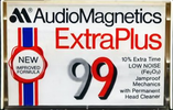 Compact Cassette Audio Magnetics Extra Plus 99 Type I Normal 1977 Germany