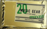 Compact Cassette Maxell Music Gear 20 "MG2-20" Type II Chrome 2000 Japan