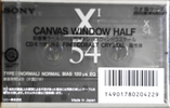 Compact Cassette Sony XI 54 Type I Normal 1992 Japan