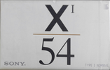 Compact Cassette Sony XI 54 Type I Normal 1992 Japan