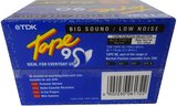 5 pack TDK 90 "Tape Big sound" Type I Normal 1993 UK