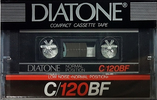 Compact Cassette Diatone BF 120 Type I Normal 1983 Japan