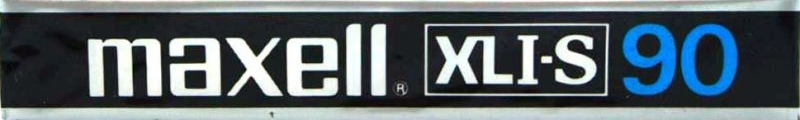 Compact Cassette Maxell XLI-S 90 Type I Normal 1980 Europe