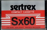 Compact Cassette sertrex SX 60 Type I Normal Hungary