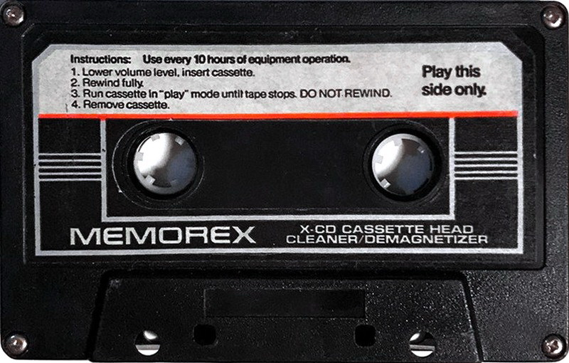 Compact Cassette Memorex Head Demagnetiser USA