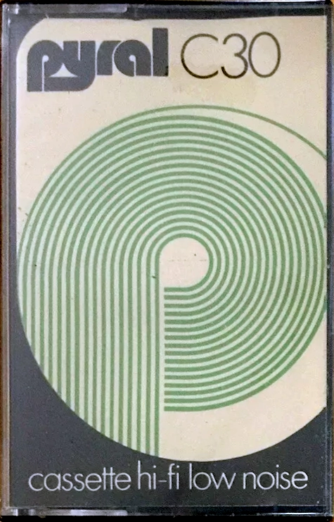 Compact Cassette Pyral 30 Type I Normal 1975 UK