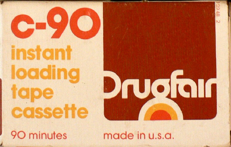 Compact Cassette Drug Fair 90 Type I Normal USA
