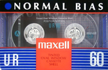 Compact Cassette Maxell UR 60 Type I Normal 1994 Europe