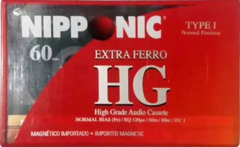 Compact Cassette Nipponic HG 60 Type I Normal Brazil