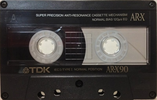 Compact Cassette TDK AR-X 90 Type I Normal 1988 Australia, Europe