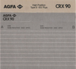 Compact Cassette AGFA CRX 90 Type II Chrome 1989 Europe