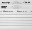 Compact Cassette AGFA CRX 90 Type II Chrome 1989 Europe