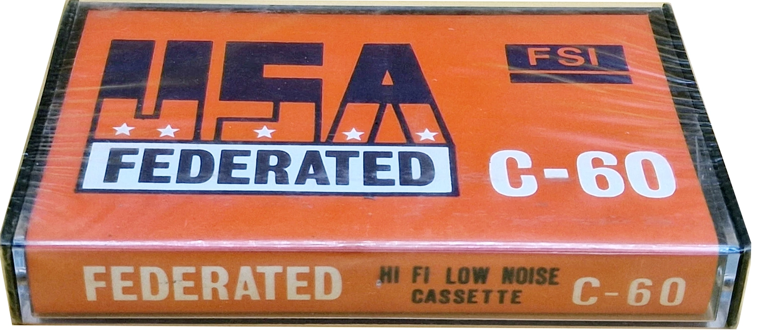 Compact Cassette FSI 60 "USA Federated" Type I Normal USA