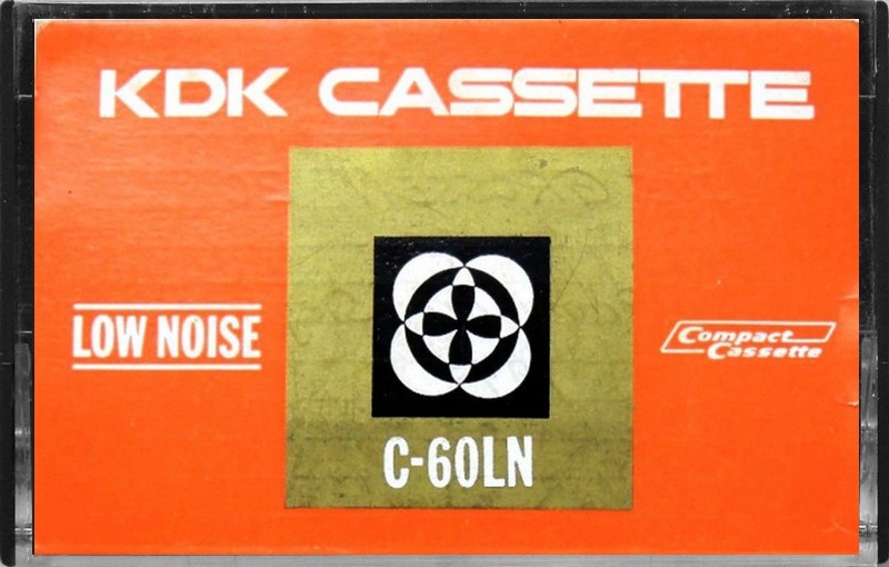 Compact Cassette KDK LN 60 Type I Normal 1975 Worldwide