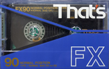 Compact Cassette Thats FX 90 Type I Normal 1986 Japan
