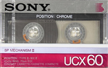 Compact Cassette Sony UCX 60 Type II Chrome 1985 Europe