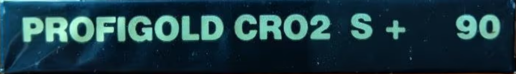 Compact Cassette Profigold Super plus 90 "S +" Type II Chrome Europe