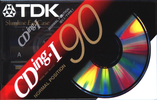 Compact Cassette TDK CDing 1 90 Type I Normal 1992 North America