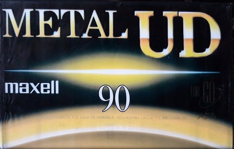 Compact Cassette Maxell Metal UD 90 "MUD-90G" Type IV Metal 1994 Japan