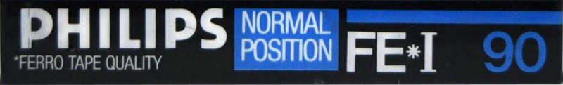 Compact Cassette Philips FE-I 90 Type I Normal 1986 Europe