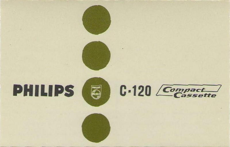 Compact Cassette Philips 120 Type I Normal 1967 Europe