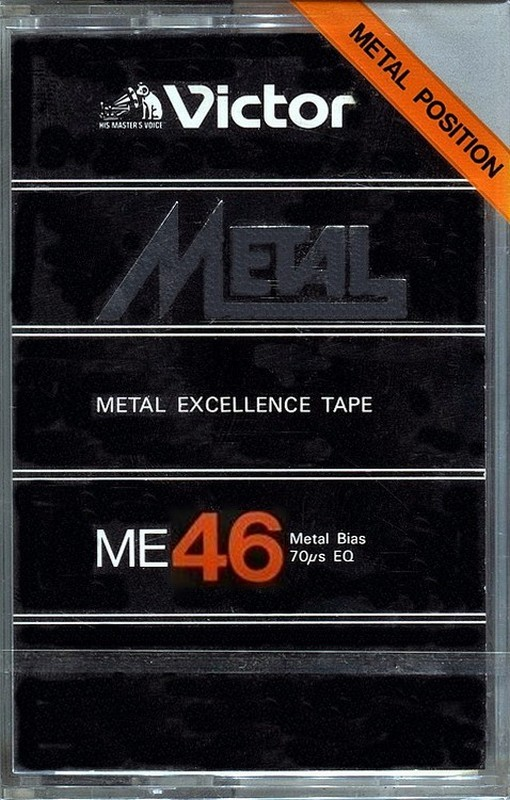 Compact Cassette Victor Metal / Me 46 Type IV Metal 1981 Japan