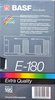 VHS, Video Home System BASF Extra Quality 180 Type II Chrome 1989 Europe
