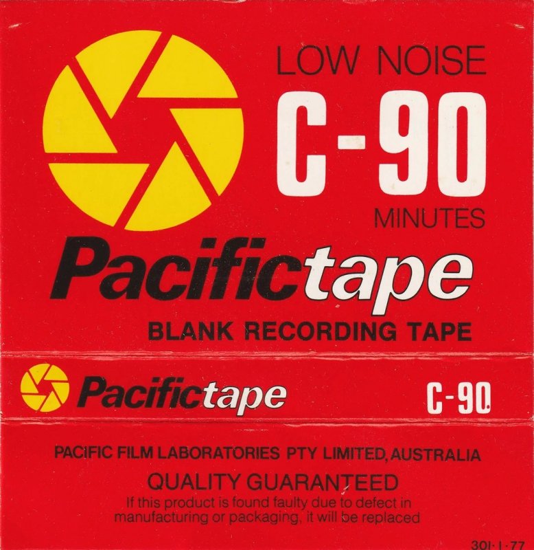 Compact Cassette Pacific Tape 90 Type I Normal 1977 Austria