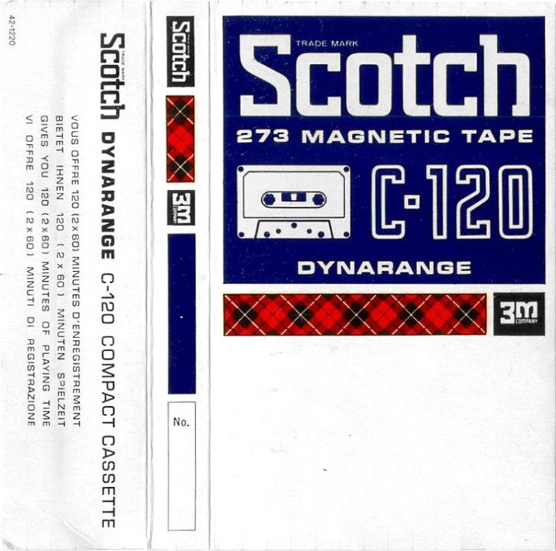 Compact Cassette Scotch 273 120 Type I Normal 1969 Europe