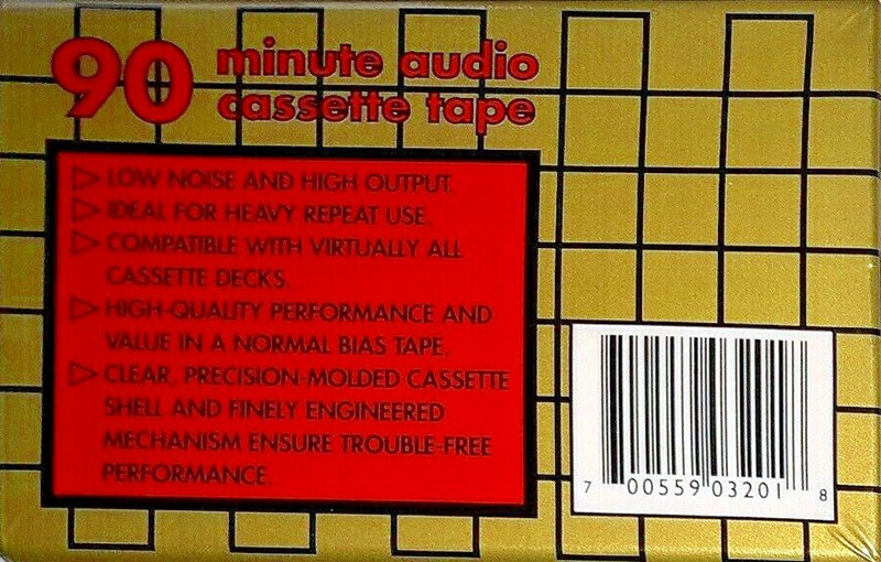 Compact Cassette James Alex 90 Type I Normal USA