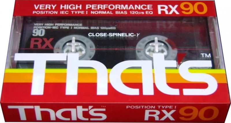Compact Cassette Thats RX 90 Type I Normal 1989 Europe
