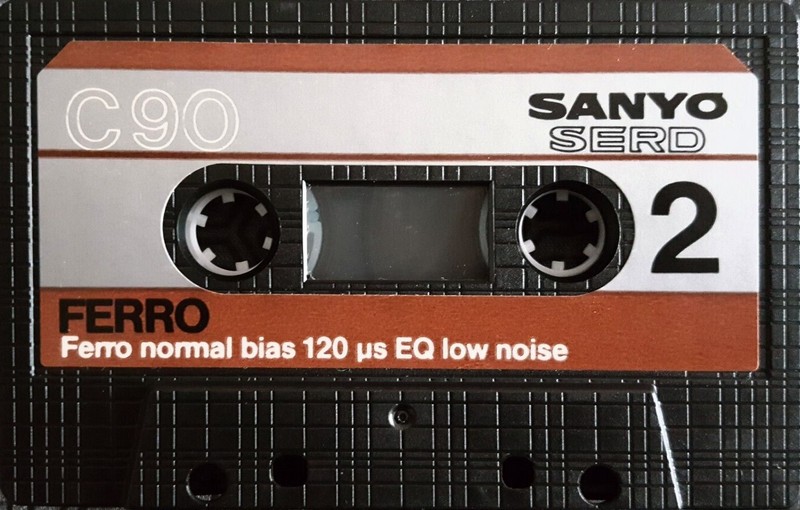 Compact Cassette Sanyo Serd 90 Type I Normal 1983 Europe