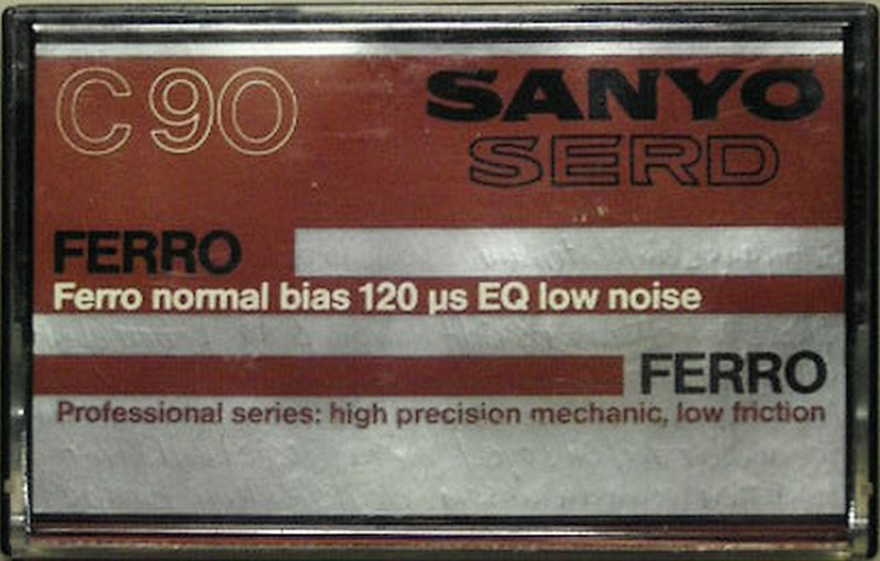 Compact Cassette Sanyo Serd 90 Type I Normal 1983 Europe