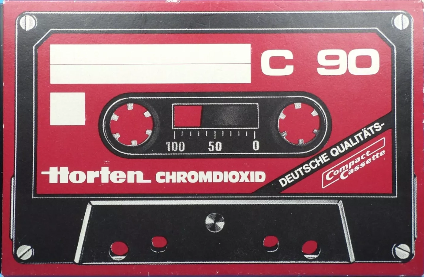 Compact Cassette Horten 90 Type II Chrome 1977 Germany
