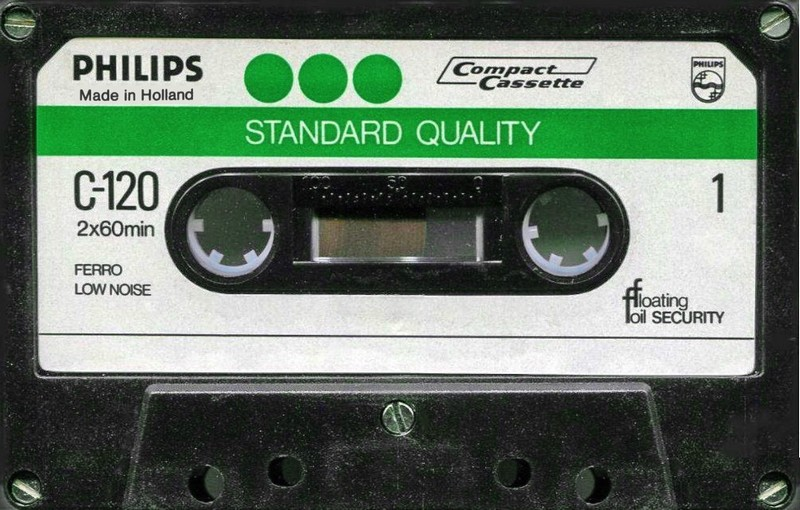 Compact Cassette Philips Standard Quality 120 Type I Normal 1975 Europe