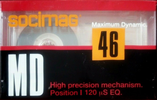 Compact Cassette Socimag MD 46 Type I Normal 1989 Europe