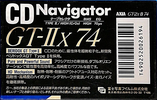 Compact Cassette AXIA GT-IIx 74 "GT-2x B 74" Type II Chrome 1989 Japan