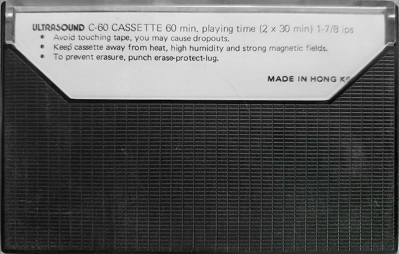 Compact Cassette Ultrasound 60 Type I Normal Hong Kong