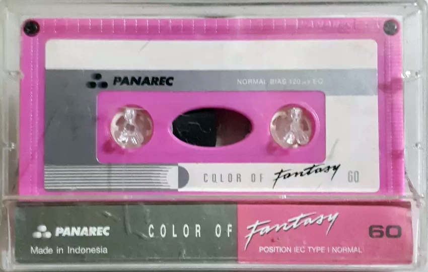 Compact Cassette Panarec Color of Fantasy 60 Type I Normal Indonesia