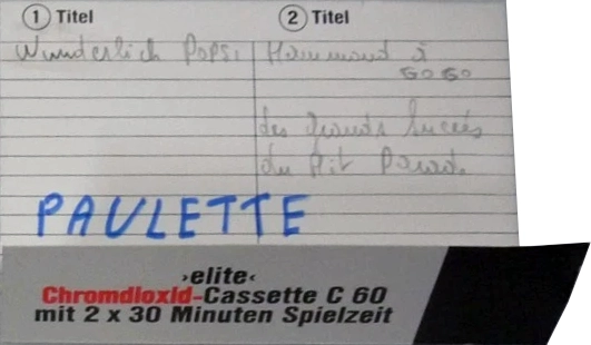 Compact Cassette Elite 60 Type II Chrome 1977 Germany