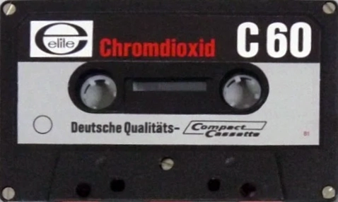 Compact Cassette Elite 60 Type II Chrome 1977 Germany