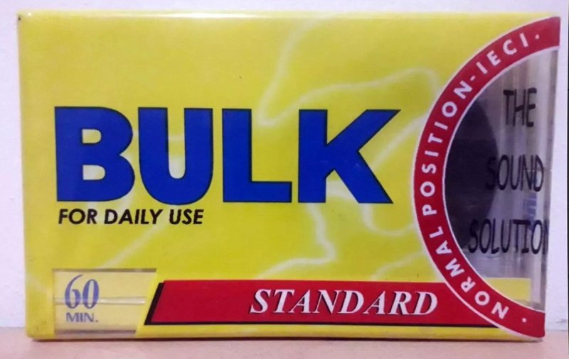 Compact Cassette Bulk 60 Type I Normal Brazil