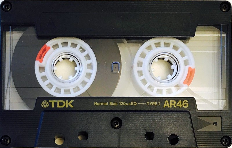 Compact Cassette TDK AR 46 "AR-46G" Type I Normal 1987 Japan