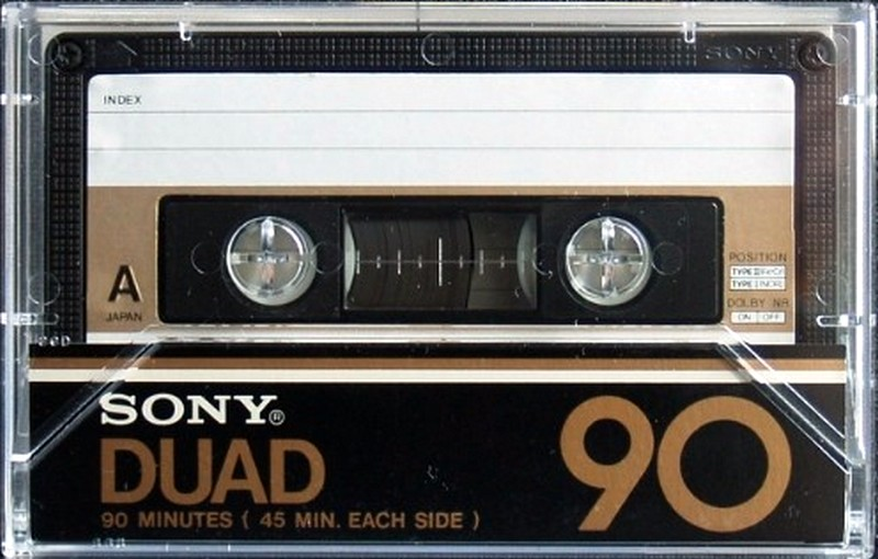 Compact Cassette Sony Duad 90 Type III Ferro Chrome 1979 Japan